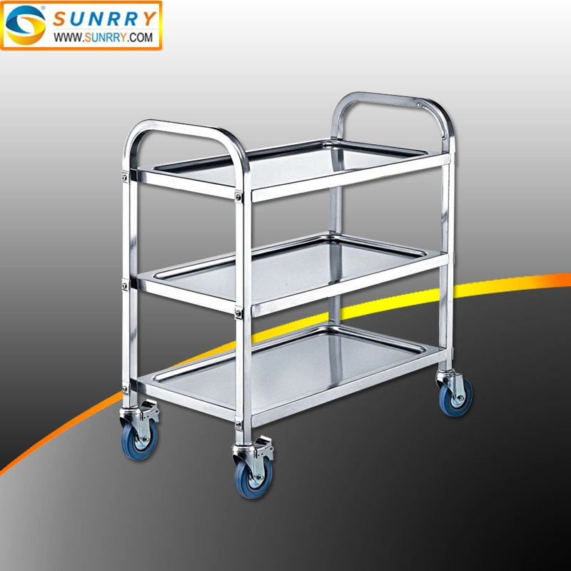 3 Layers Stainless Steel Cheap Kitchen Bar Cart