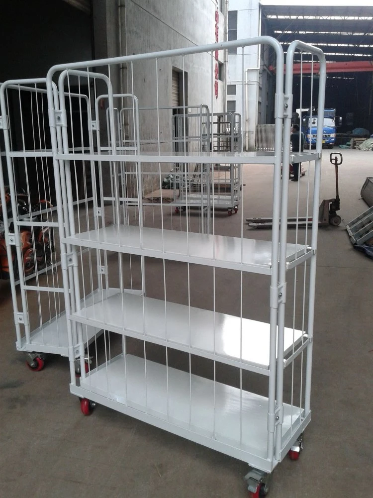 Wide Metal Shelf Trolley Bar Cart with Powder Coated Finishing